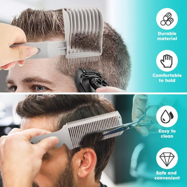 Professional Salon & Barber Fade Comb Set for Men 2pcs - Image 8