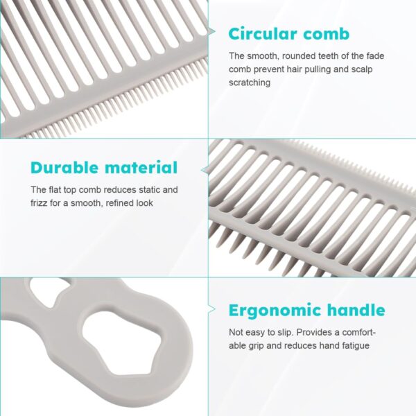Professional Salon & Barber Fade Comb Set for Men 2pcs - Image 9