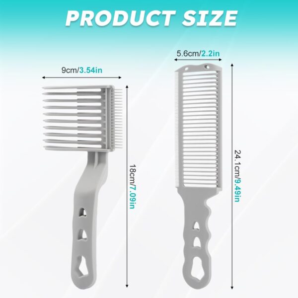 Professional Salon & Barber Fade Comb Set for Men 2pcs - Image 11