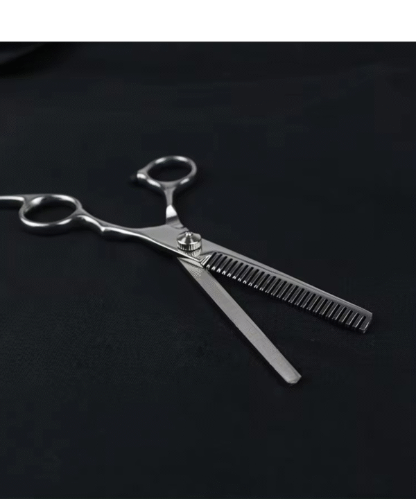 HairStylist Professional Salon & Barber 5.5 Thinning Scissors - Silver - Image 5