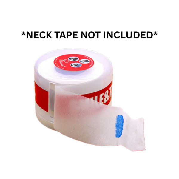 Dispenser for Barber & Salon Neck Tape Ruffle Paper Rolls with Suction Cups - Image 5