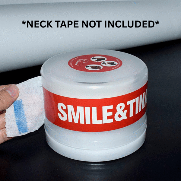Dispenser for Barber & Salon Neck Tape Ruffle Paper Rolls with Suction Cups - Image 13