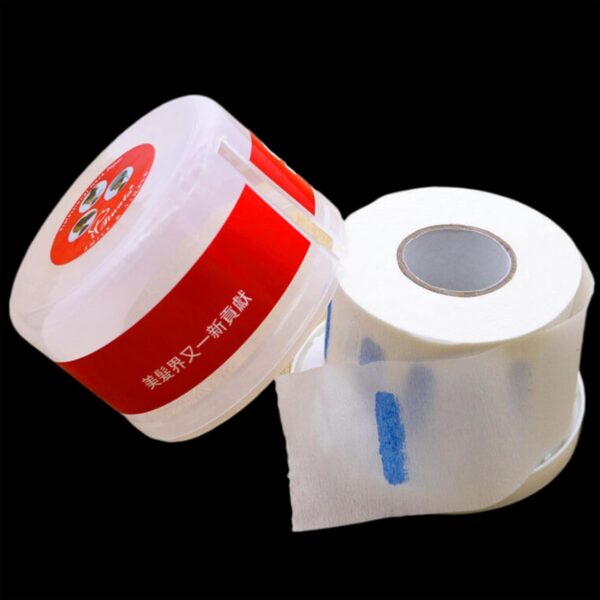 Dispenser for Barber & Salon Neck Tape Ruffle Paper Rolls with Suction Cups - Image 10