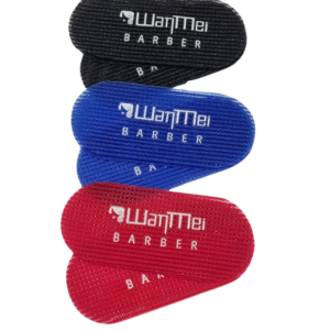 Professional Barber & Salon Hair Gripper - 3 Sets/2pcs each Black Red Blue