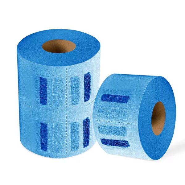 Disposable Barber & Salon Stretchy Neck Band Strips Haircut Styling - Blue - Image 2