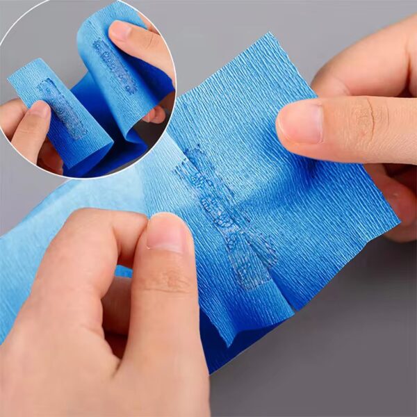 Disposable Barber & Salon Stretchy Neck Band Strips Haircut Styling - Blue - Image 4