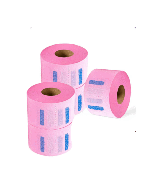 Disposable Barber & Salon Stretchy Neck Band Strips Haircut Styling - Pink - Image 2