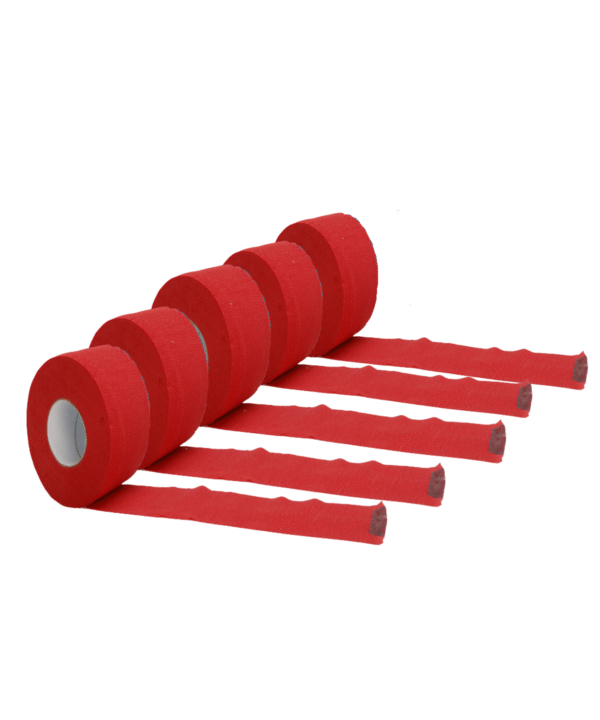 Disposable Barber & Salon Stretchy Neck Band Strips Haircut Styling - Red - Image 7