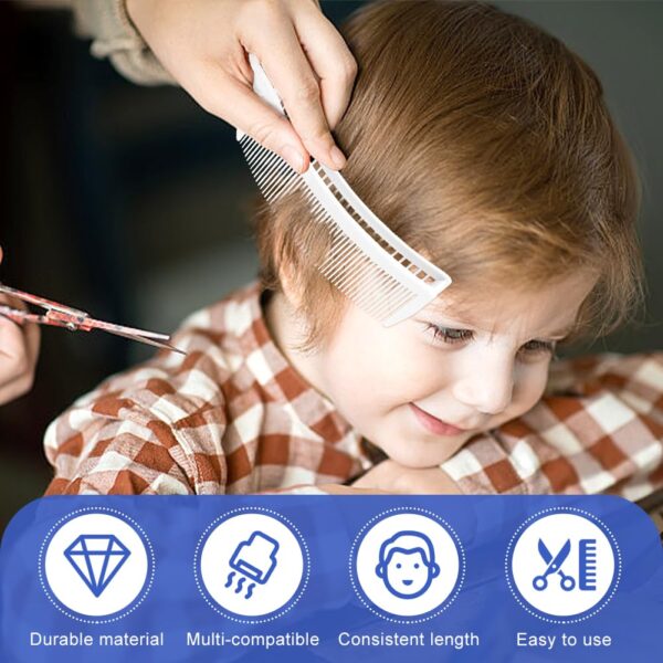 Dual-Layer Positioning Fade Curved Barber Hair Cutting Comb DIY Kit Professional Adjustable Barber Fade Hair Cutting Curved Design Positioning Comb Hair Clipper Comb - Image 9