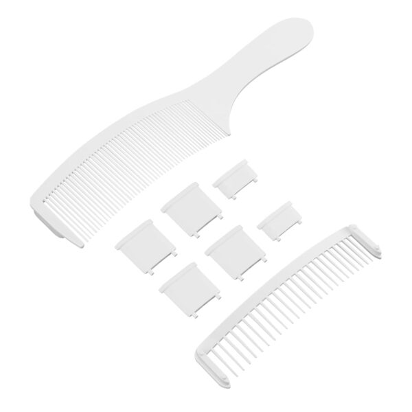 Dual-Layer Positioning Fade Curved Barber Hair Cutting Comb DIY Kit Professional Adjustable Barber Fade Hair Cutting Curved Design Positioning Comb Hair Clipper Comb - Image 4