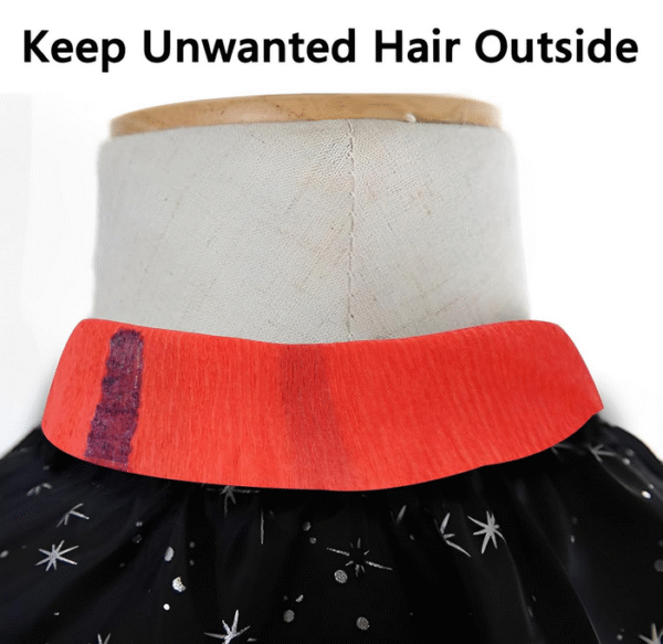 Disposable Barber & Salon Stretchy Neck Band Strips Haircut Styling - Red - Image 8