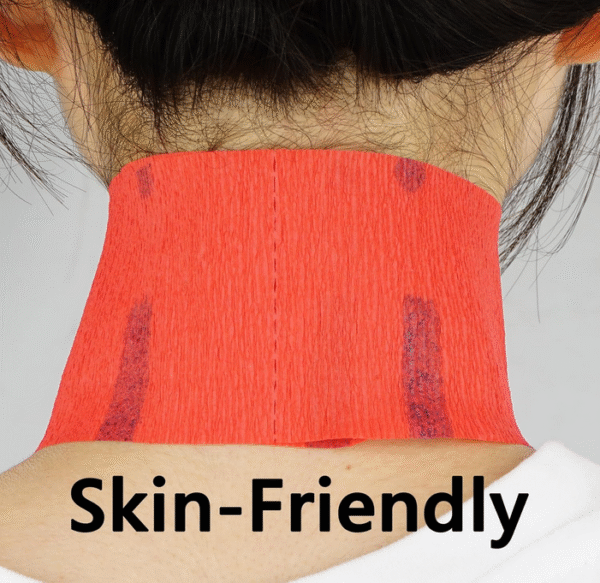 Disposable Barber & Salon Stretchy Neck Band Strips Haircut Styling - Red - Image 9