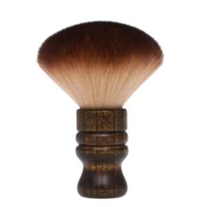 Professional Hairstylist Neck & Face Cleaning Duster Brush - Wooden