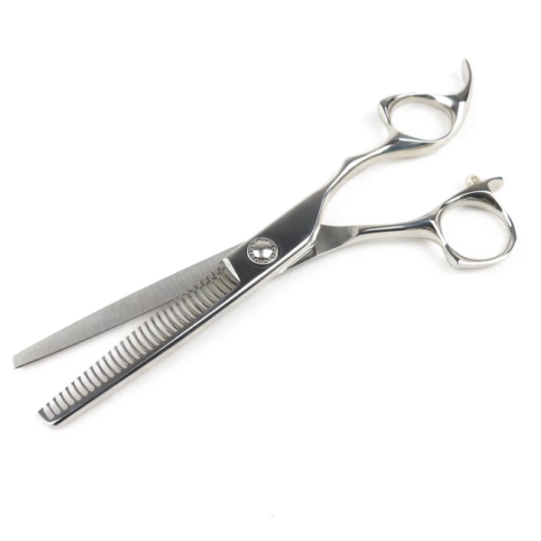 HairStylist Professional Salon & Barber 5.5 Thinning Scissors - Silver - Image 3