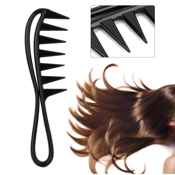 Wide Tooth Shark Comb for Barber & Salon Hairstylists - Image 5