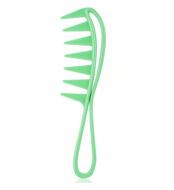 Wide Tooth Shark Comb for Barber & Salon Hairstylists Candy Color Range for Curly & Straight Wet Hair - Image 7