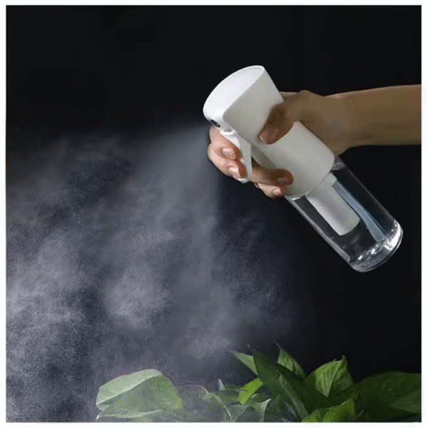 Multipurpose Continuous Mist Spray Bottle 300ml White. - Image 3