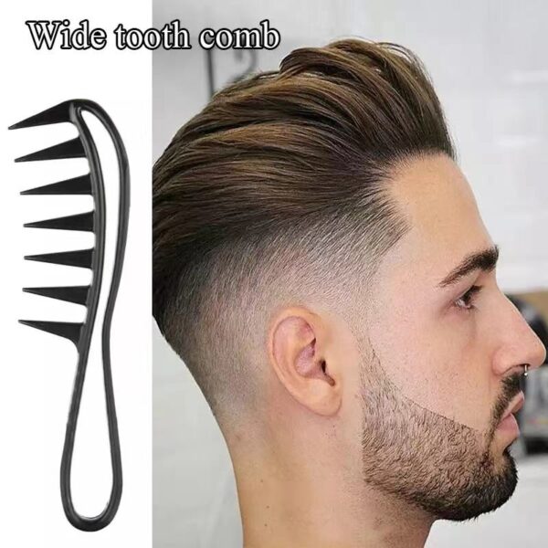 Wide Tooth Shark Comb for Barber & Salon Hairstylists - Image 7