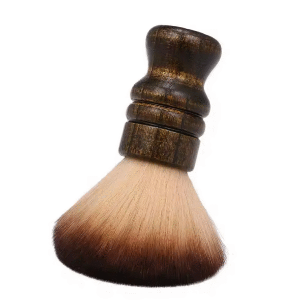 Professional Hairstylist Neck & Face Cleaning Duster Brush - Wooden - Image 5